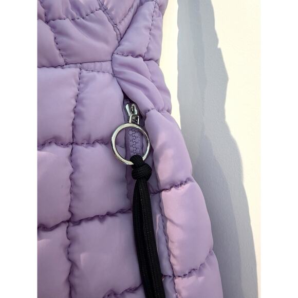 Free People Quilted Large Carryall Bag in Lilac - NWOT - Picture 3 of 11